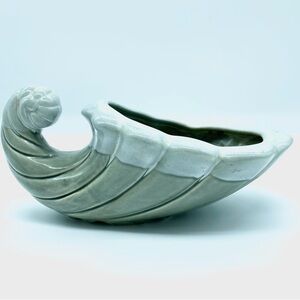 Vintage Hull Pottery Cornucopia Planter